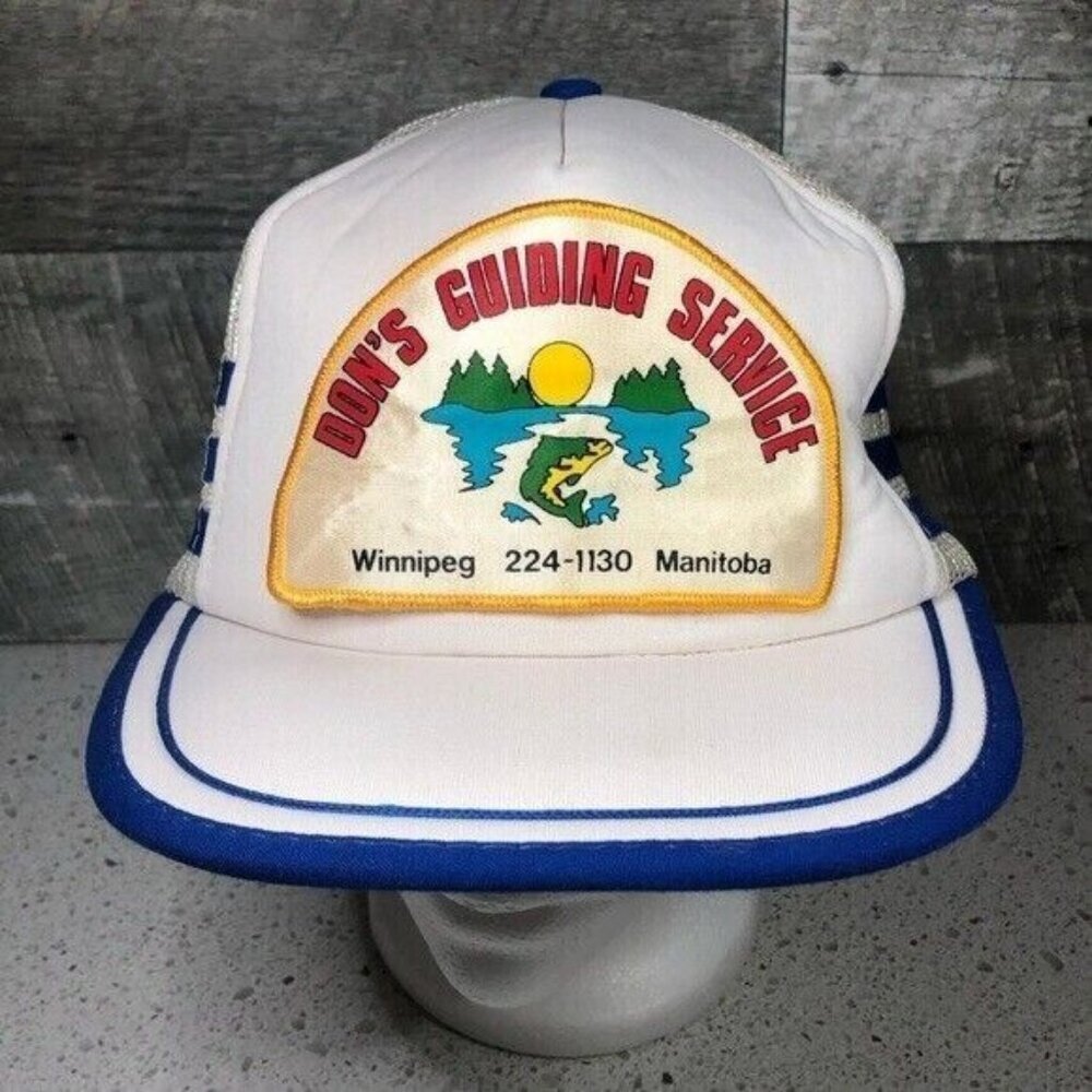 Vintage mesh SnapBack hat Don’s guiding service